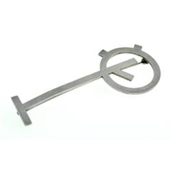 Monogrambrooch, silver, Wiwen Nilsson, L 9