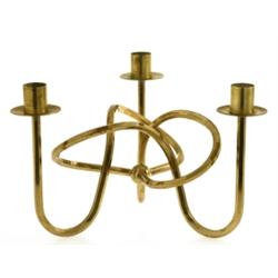 "Friendshipstie", Josef Frank, brass, H 15