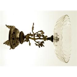 Glassbowl on metalfoot