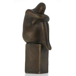 Bronssculpture, "Meditation", Lisa Larson