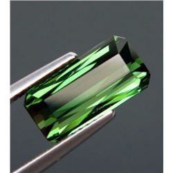 Natural Green Tourmaline 3.74 ct - VVS