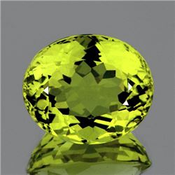 Natural Green Gold Lemon Quartz 12.60 cts - VVS