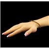 Image 4 : 0.30 ctw Diamond Bangle Bracelet - 14KT Rose Gold