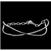 Image 1 : 0.36 ctw Diamond Bracelet- 14KT White Gold
