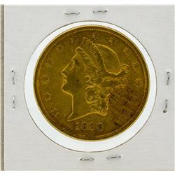 1896-S $20 AU Liberty Head Double Eagle Gold Coin