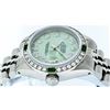 Image 9 : Rolex Stainless Steel Green MOP Diamond DateJust Ladies Watch