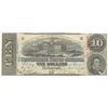 Image 1 : 1863 $10 The Confederate States of America Note T-59 CC