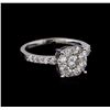 1.08 ctw Diamond Ring - 14KT White Gold