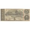 Image 1 : 1863 $5 The Confederate States of America Note T-60 CC