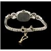 Image 2 : Hamilton 14KT White Gold 1.00 ctw Diamond Ladies Vintage Watch