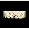 Image 2 : 0.80 ctw Diamond Five Row Band - 14KT Yellow Gold