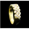 Image 4 : 0.80 ctw Diamond Five Row Band - 14KT Yellow Gold