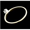 Image 3 : 0.05 ctw Diamond Solitaire Ring - 14KT Yellow Gold