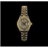 Rolex 18KT Two-Tone Diamond DateJust Ladies Watch