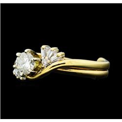 0.70 ctw Diamond Ring - 14KT Yellow Gold