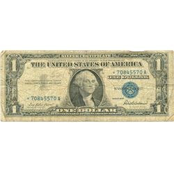 $1 VG+ Star Note Silver Certificate