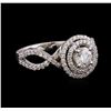 1.16 ctw Diamond Ring - 14KT White Gold