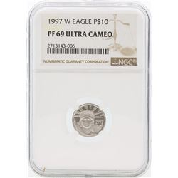 1997-W PF69 Ultra Cameo $10 Platinum Eagle