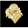 Image 2 : 3.62 ctw Diamond Ring - 18KT Yellow Gold