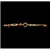 Image 3 : Salmon Coral Bracelet - 18KT Yellow Gold