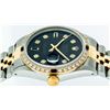 Image 9 : Rolex Two-Tone Diamond and Sapphire DateJust Men's Watch