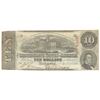 1863 $10 The Confederate States of America Note T-59 CC