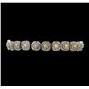 4.11 ctw Diamond Bracelet - 14KT White Gold