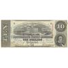 Image 1 : 1863 $10 The Confederate States of America Note T-59 CC