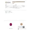 Image 6 : GIA Cert 8.27 ctw Ruby and Diamond Ring - 14KT White Gold