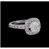 Image 1 : 1.65 ctw Diamond Ring - 14KT White Gold