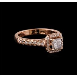 0.75 ctw Diamond Ring - 14KT Rose Gold