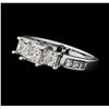 Image 1 : 1.48 ctw Diamond Ring - 14KT White Gold
