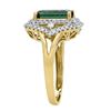 Image 2 : 2.99 ctw Tourmaline and Diamond Ring - 14KT Yellow Gold