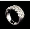 Image 4 : 14KT White Gold 2.98 ctw Diamond Ring