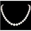Image 1 : Pearl and Diamond Necklace