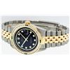 Image 6 : Rolex Two Tone VVS Diamond and Emerald DateJust Men's Watch