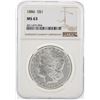Image 1 : 1886 NGC MS63 Morgan Silver Dollar