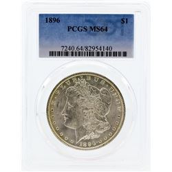 1896 PCGS MS64 Morgan Silver Dollar