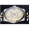 Image 5 : Rolex Two-Tone Champagne Tapestry Index Dial  Men's Watch