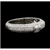 Image 1 : 0.60 ctw Diamond Ring - 18KT White Gold