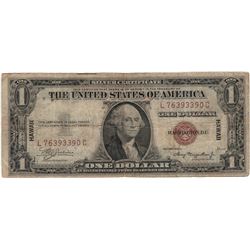 1935 $1 Hawaii Federal Reserve Note Currency