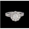 Image 2 : 1.65 ctw Diamond Ring - 14KT White Gold