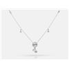 Diamond Necklace - 18KT White Gold