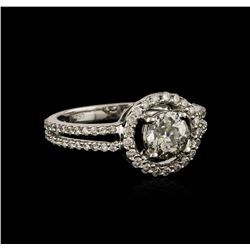 18KT White Gold 1.17 ctw Diamond Ring