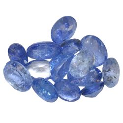 13.94 ctw Oval Mixed Tanzanite Parcel