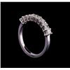 Image 4 : 14KT White Gold Anniversary Diamond Ring