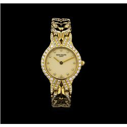 Patek Philippe 18KT Gold 1.00 ctw Diamond La Flame Watch