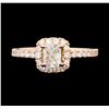 Image 2 : 1.24 ctw Diamond Ring - 14KT Rose Gold
