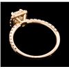 Image 3 : 1.24 ctw Diamond Ring - 14KT Rose Gold