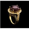 Image 4 : 14KT Yellow Gold 13.80 ctw Ruby and Diamond Ring